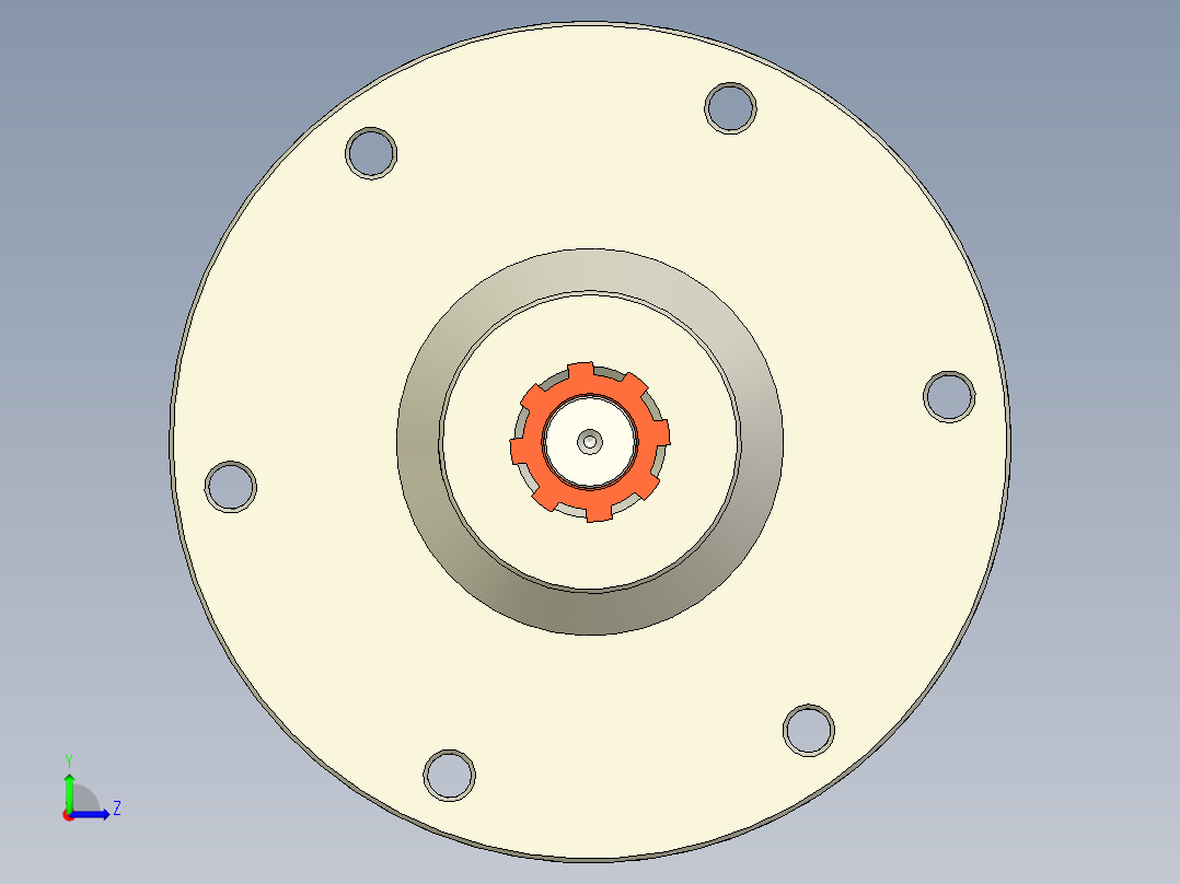 单项离合器左视图
