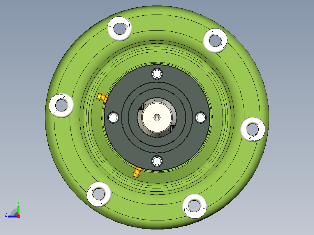 单项离合器右视图