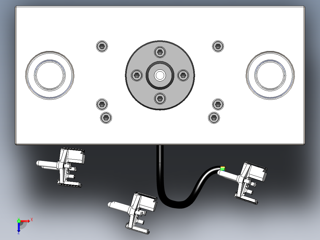 插头电线压接模具SW2013俯视图