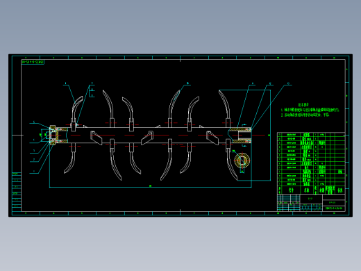 播种机旋耕刀图纸