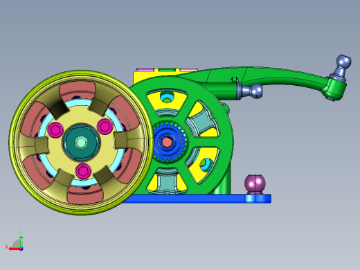 新能源纯电车后驱模型后视缩略图