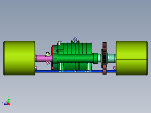新能源纯电车后驱模型右视缩略图