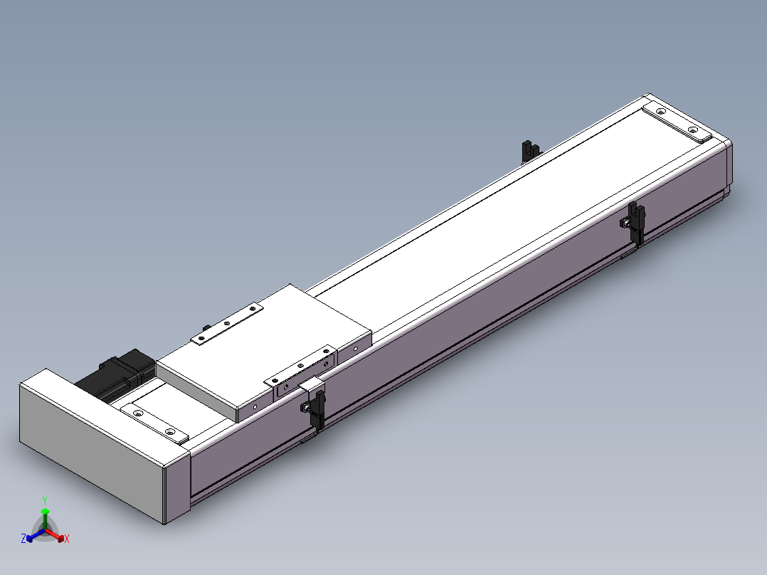 精密模组MC120-L05-400-BR-M10-C4正等轴测图