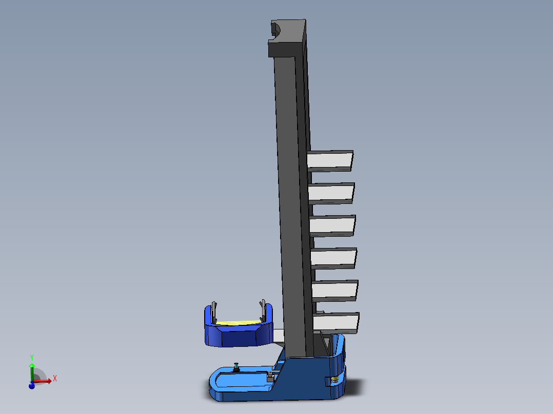 料箱AGV模型 Q主视图