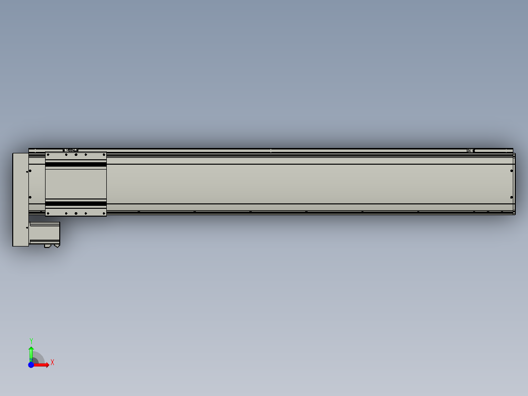 VF丝杆传动-一般环境VF22-S1400-BL前视图