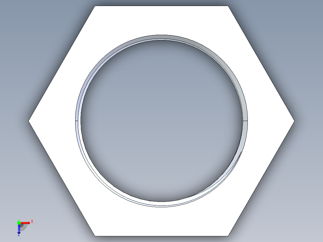 聚氯乙烯配件17-Sch80_ReducerBushing_FPTxSPIG_838-251_2in x 1.5in俯视图