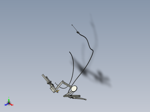 777摩托车漂亮PROE设计