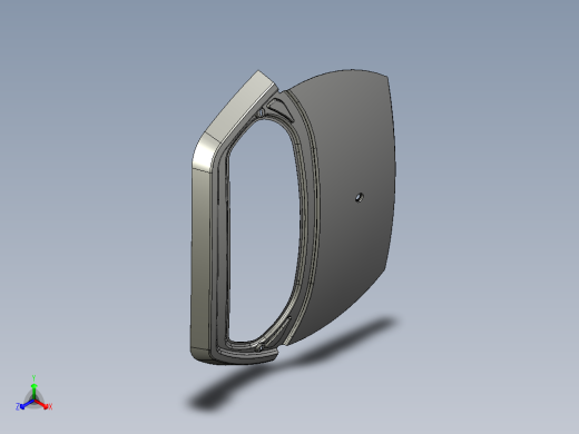 后门板-2--stp catia正等轴测缩略图