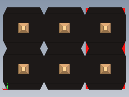 带跳线的排针-pinheader 2x3 and 1l jumper后视缩略图