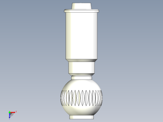 分割定位柱(精密型B)2213-3D多系列多零件图纸模型俯视缩略图