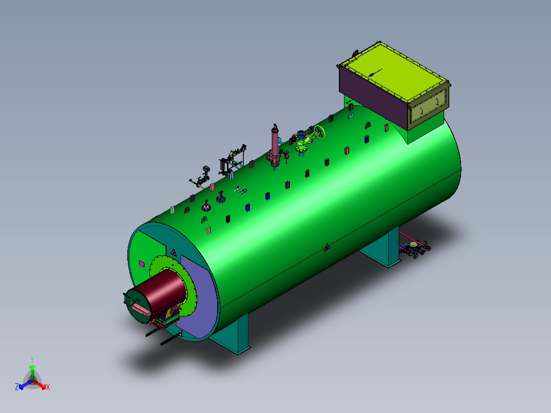 高温烘干燃气热风炉