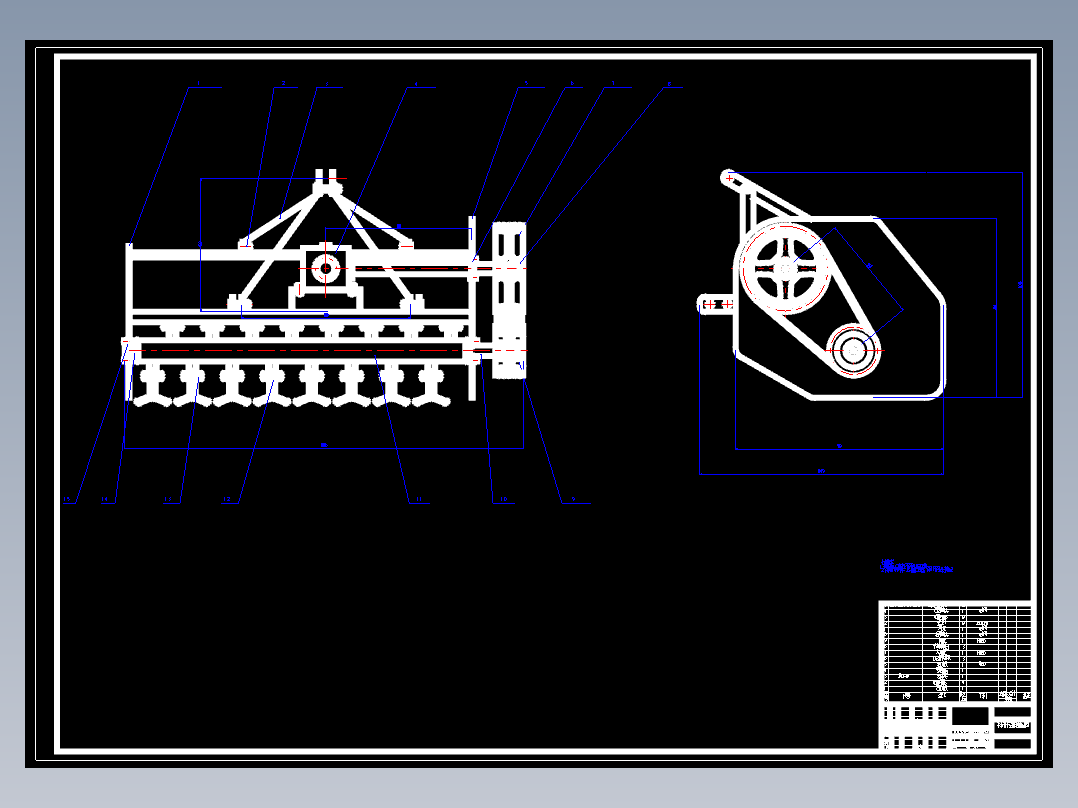 玉米秸秆粉碎还田机设计（含15张CAD图+外文翻译+说明书）
