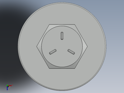 紧固件-0.4375 Bolt Hex俯视缩略图