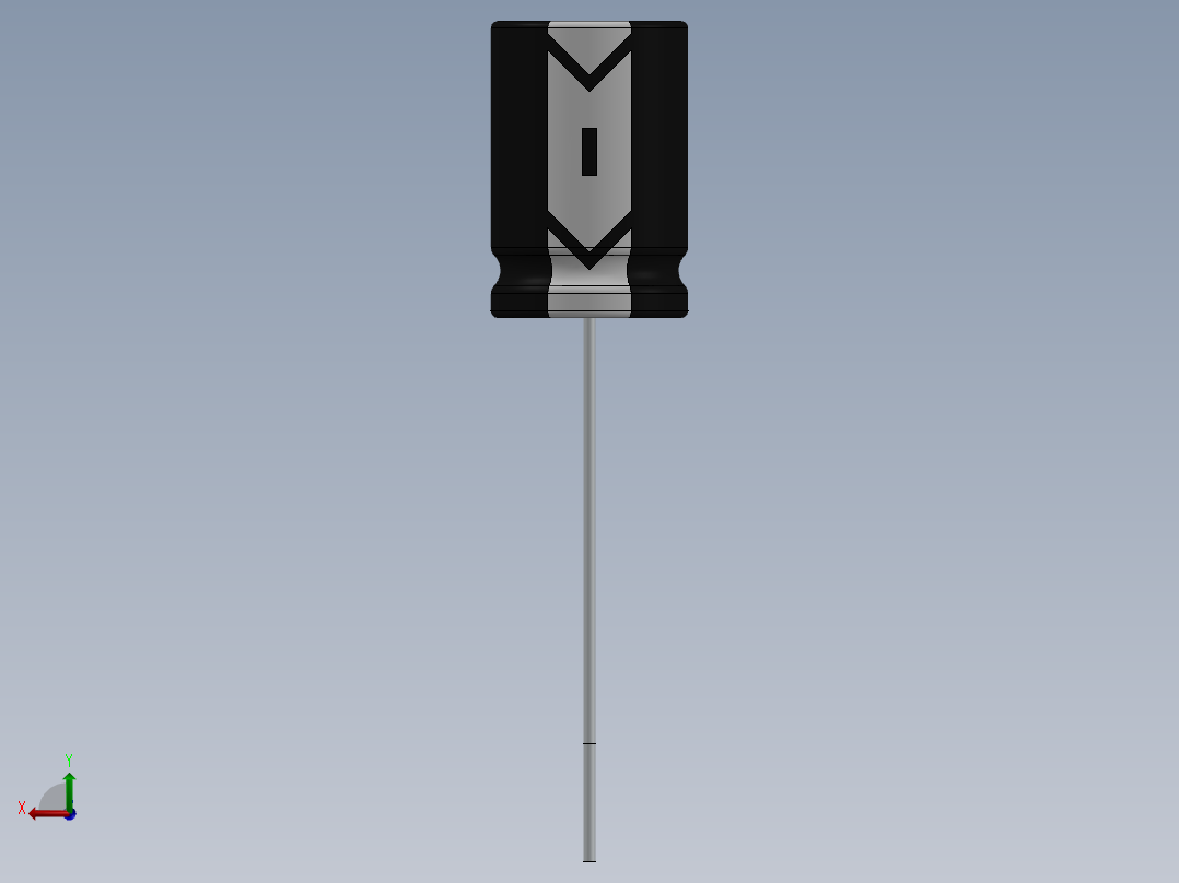 电容器 二极管 电阻器-Capacitor 680uF-16V后视图