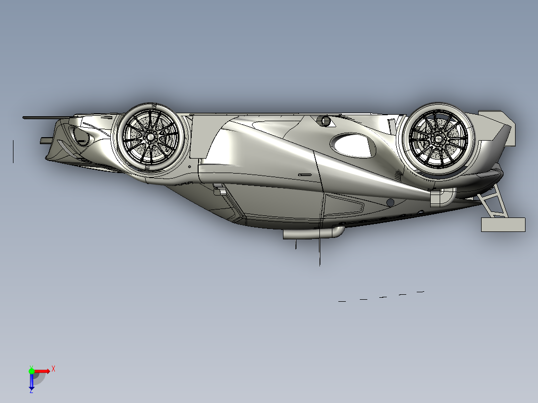 汽车车身 (18)俯视图
