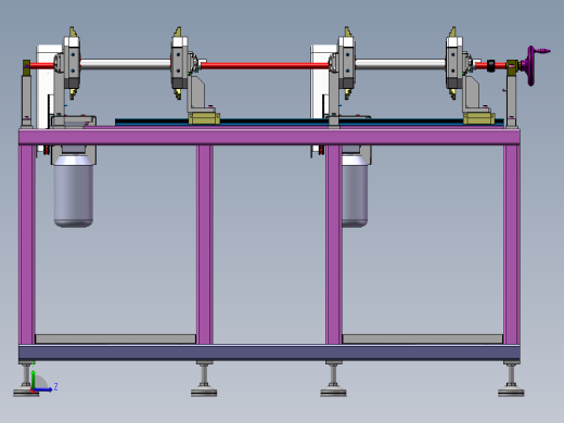 可调节输送带（sw21可编辑+工程图+bom）左视缩略图
