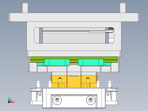 两代M38 Hinge 热压机（sw16可编辑+工程图+bom）前视缩略图