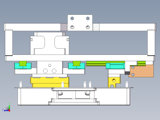 两代M38 Hinge 热压机（sw16可编辑+工程图+bom）右视缩略图