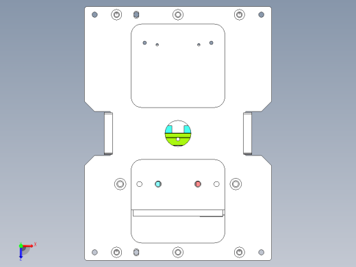 两代M38 Hinge 热压机（sw16可编辑+工程图+bom）俯视缩略图