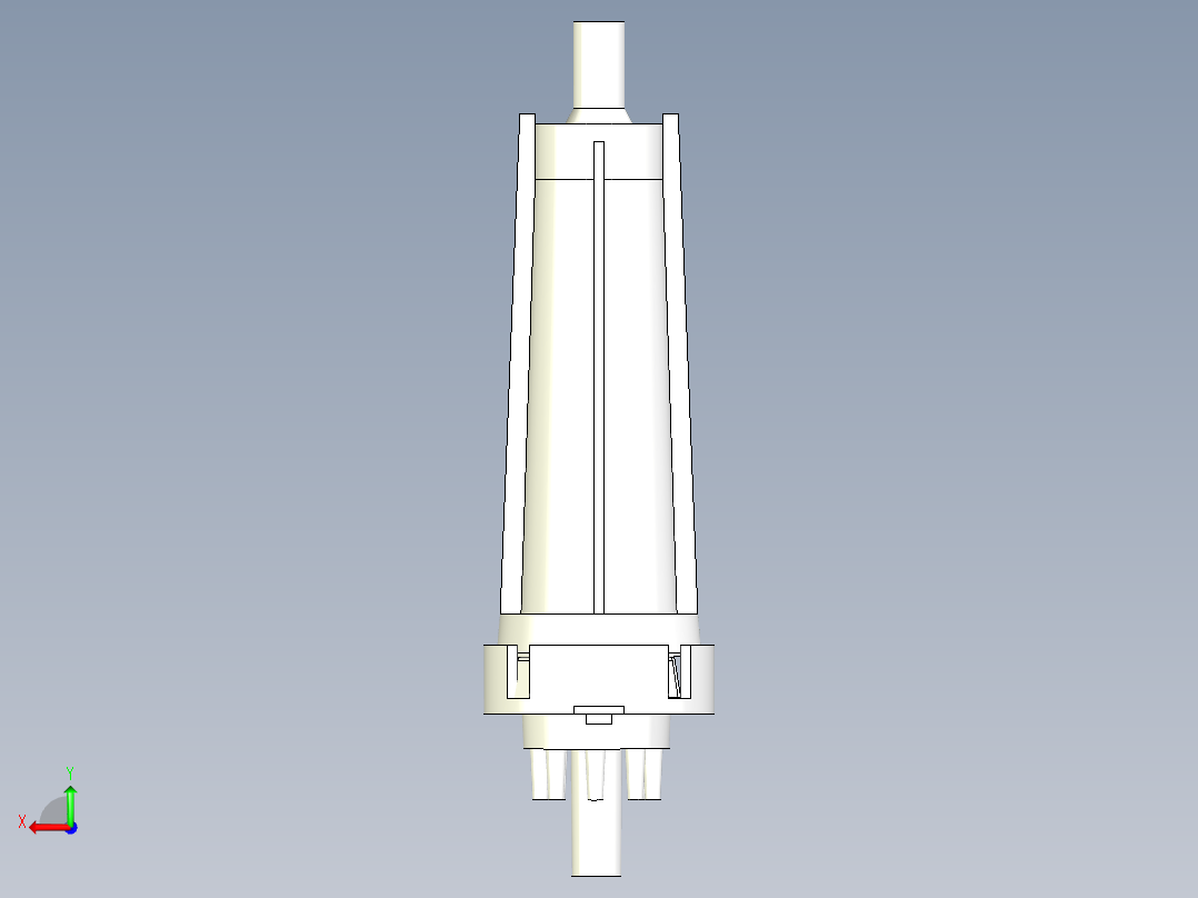 多流体异形管接头后视图