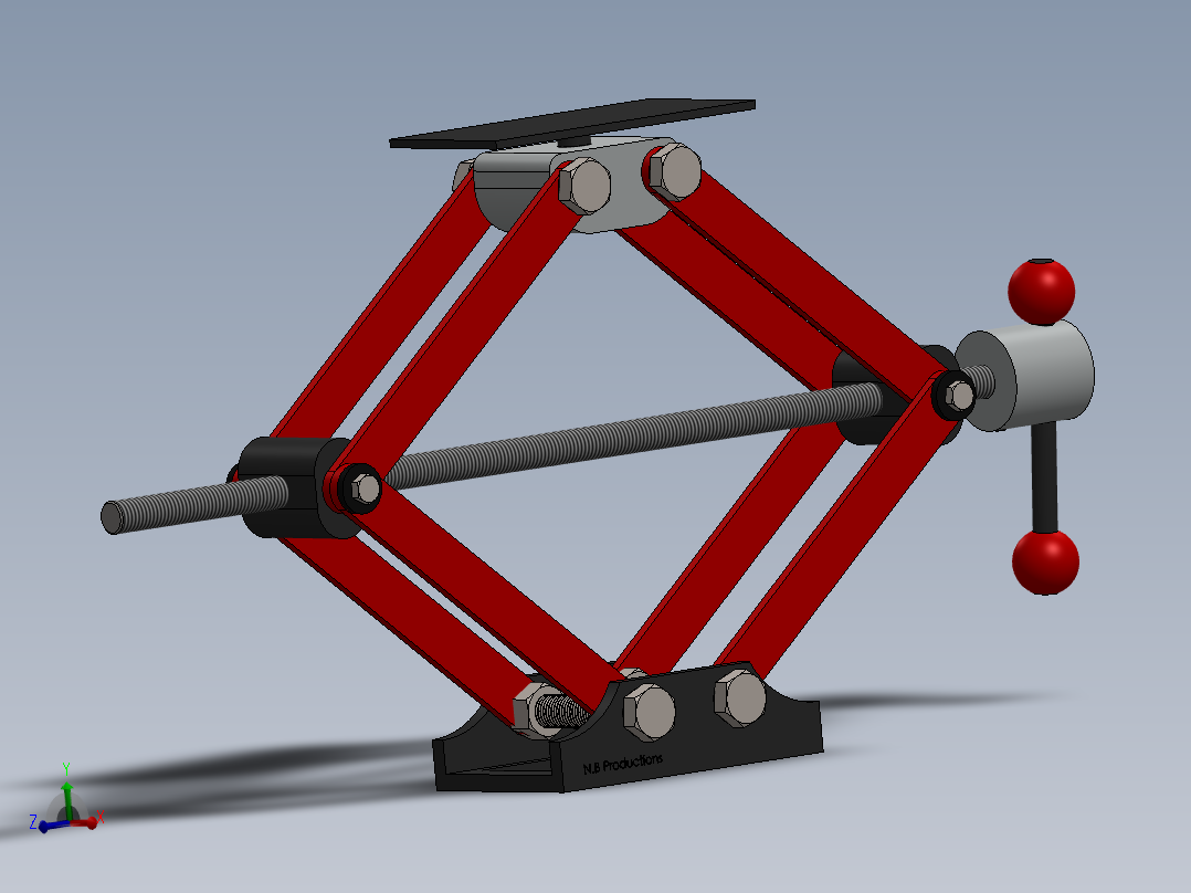 千斤顶(55)主视图