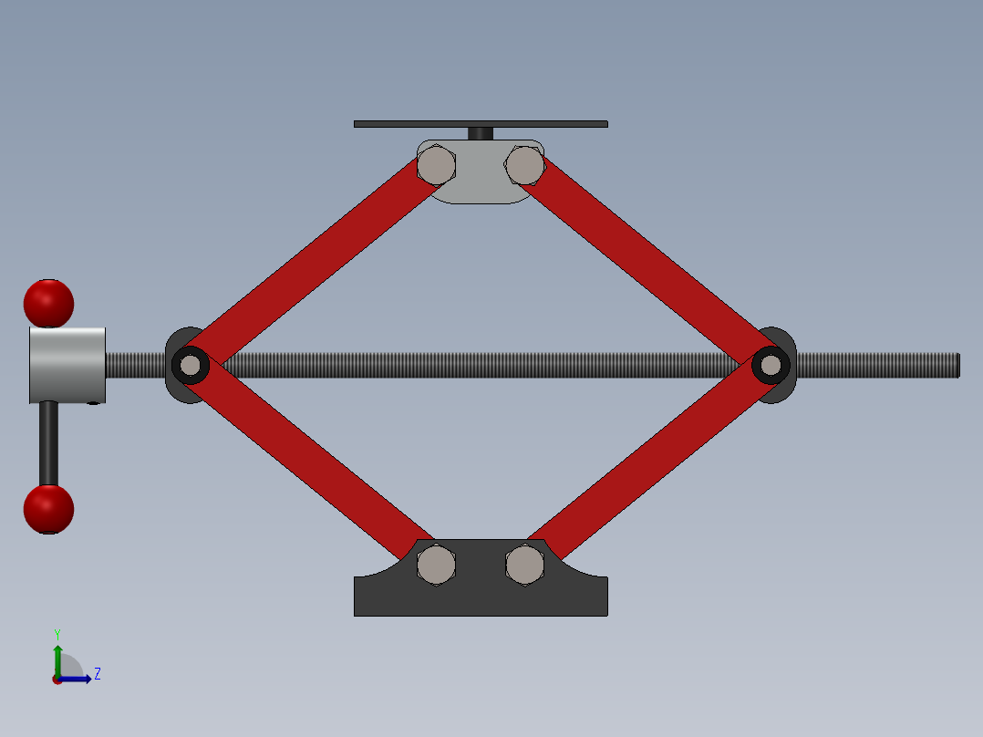 千斤顶(55)左视图