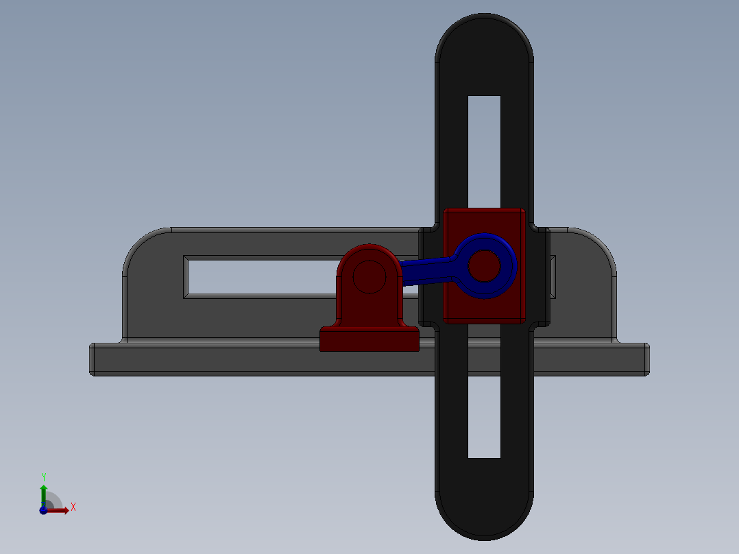 曲柄滑块 (3)前视图
