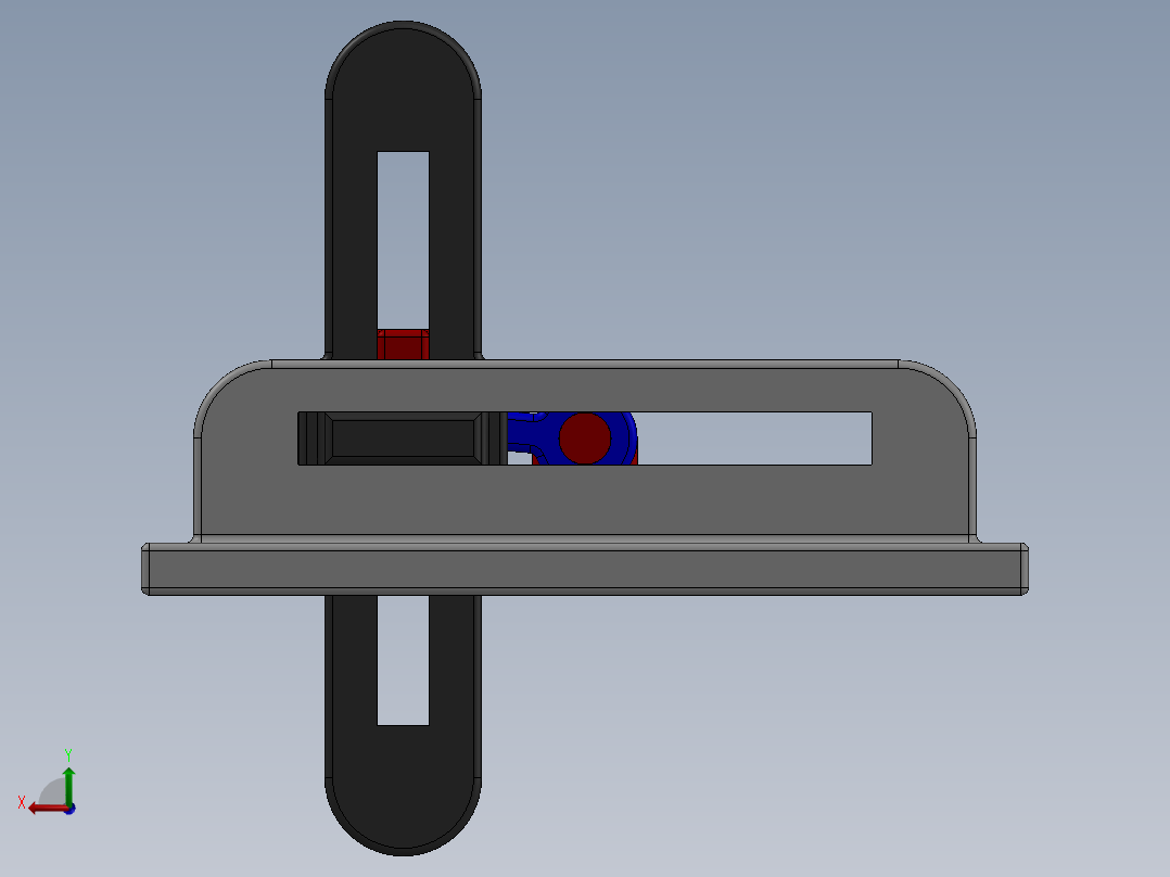 曲柄滑块 (3)后视图