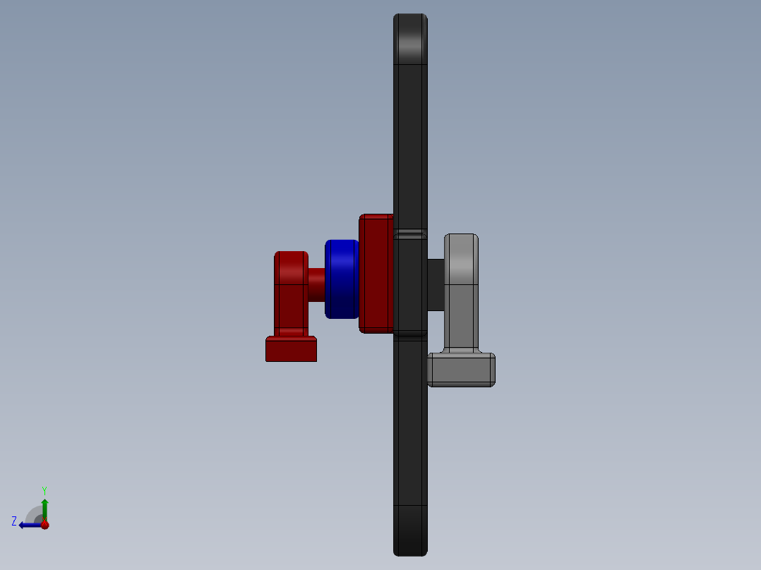 曲柄滑块 (3)右视图
