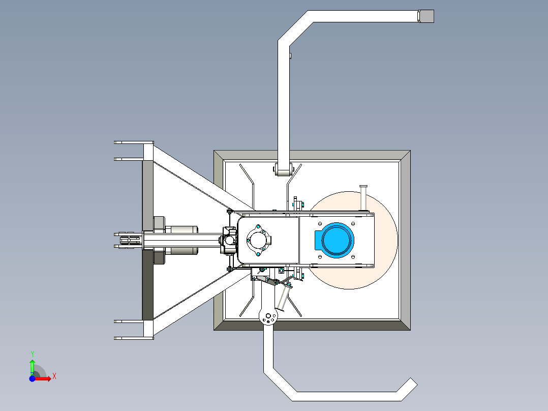 A2004523-木材劈木机 21吨前视图