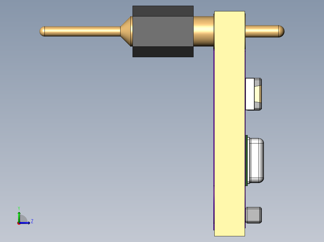 BME280 - 湿度和压力组合左视图