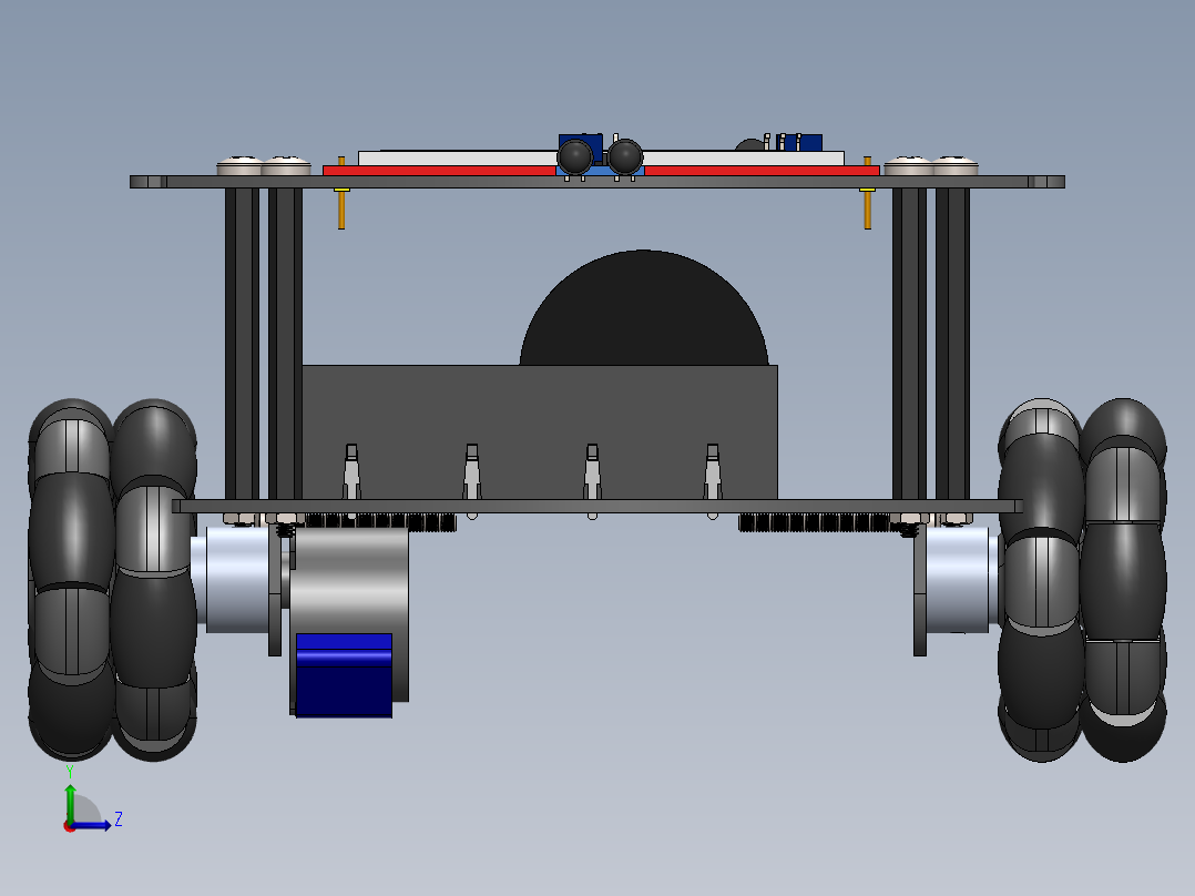 AGV小车、AGV(99)左视图