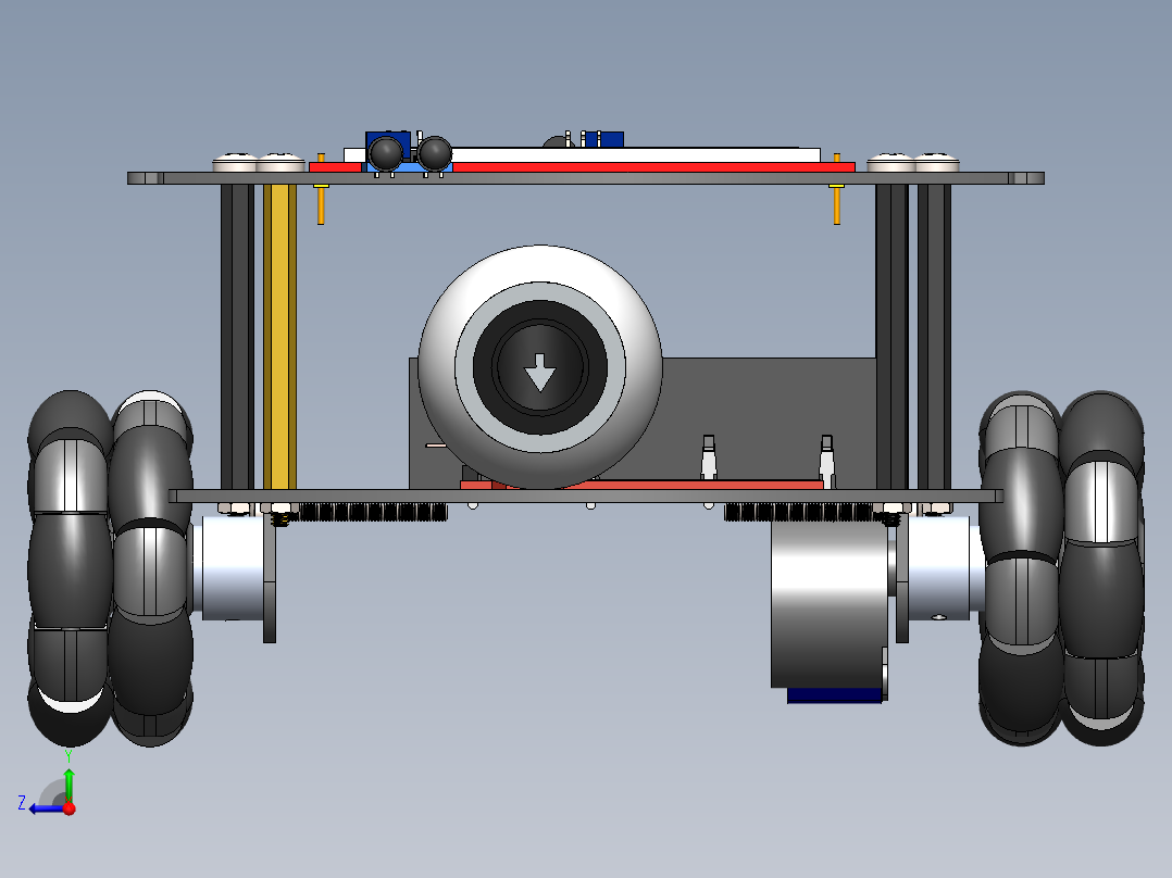 AGV小车、AGV(99)右视图
