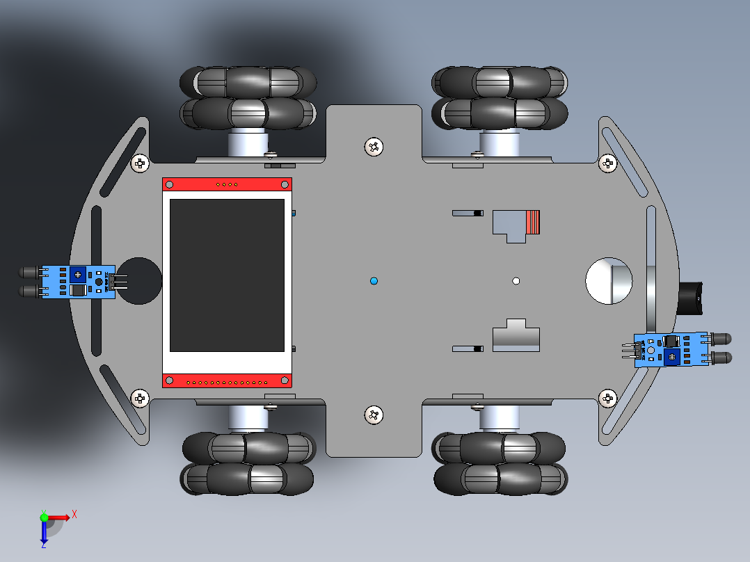 AGV小车、AGV(99)俯视图