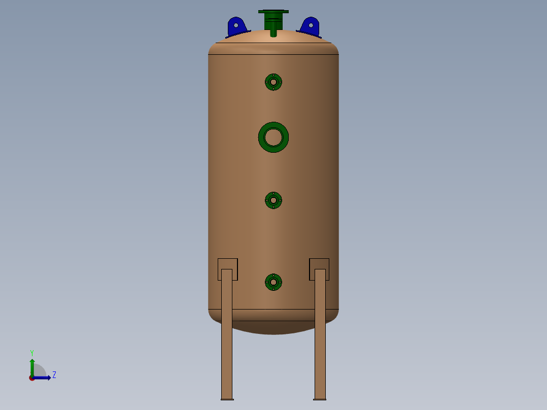 A3004060-立式储罐左视图