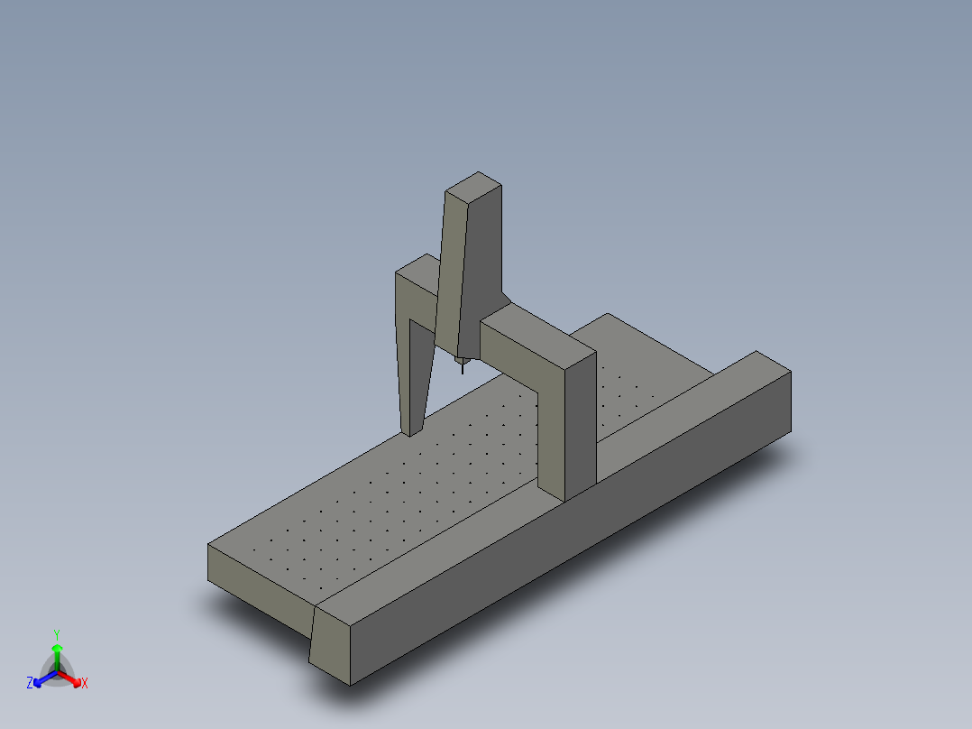 A3004098-蔡司 Accura 三坐标测量仪正等轴测图