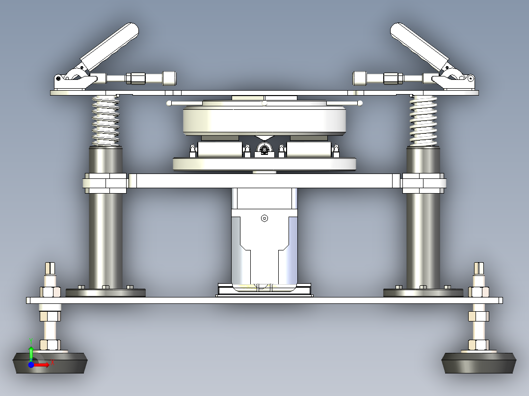 垂直振荡器前视图