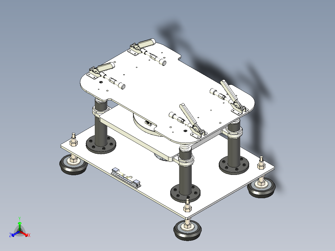 垂直振荡器正等轴测图