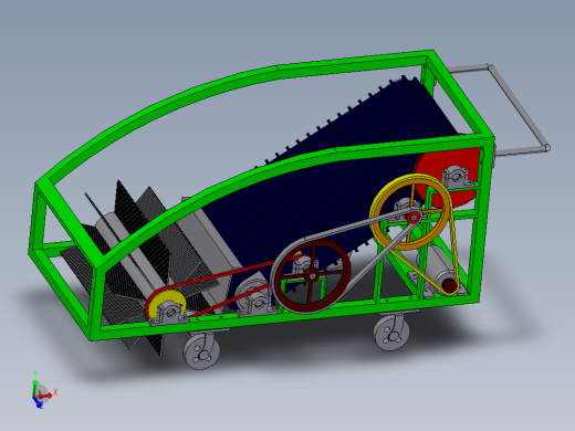 道路垃圾清扫机设计【三维模型+13张CAD图纸+说明素材】+SW