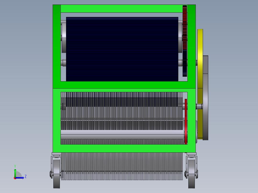 道路垃圾清扫机设计【三维模型+13张CAD图纸+说明素材】+SW左视图