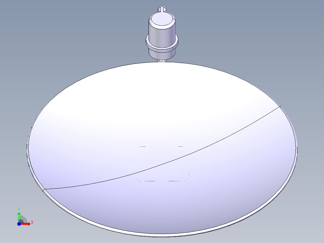 B3004364-卫星电视前视图