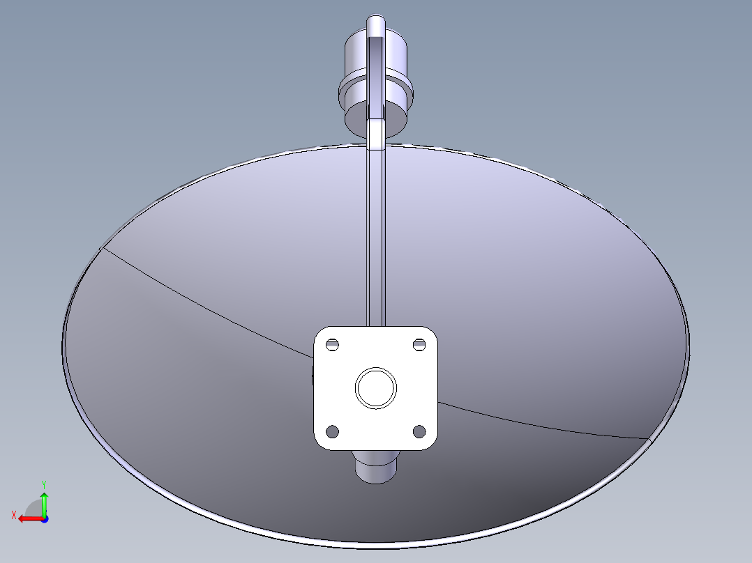 B3004364-卫星电视后视图