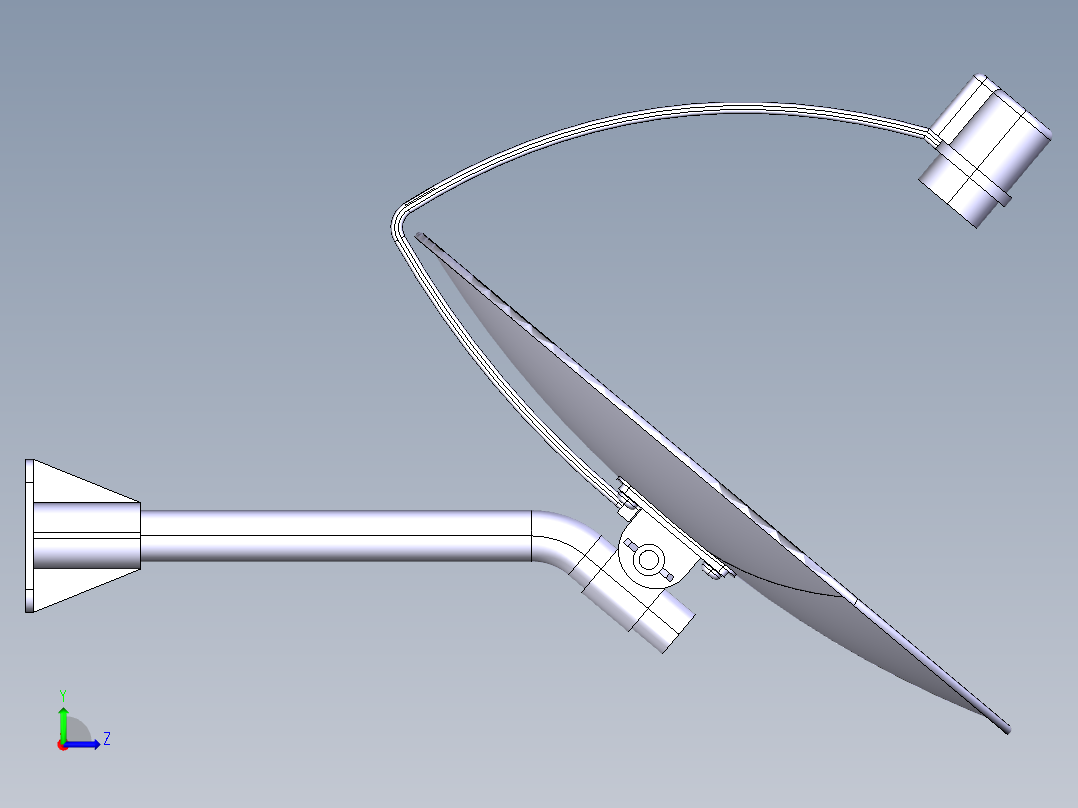 B3004364-卫星电视左视图