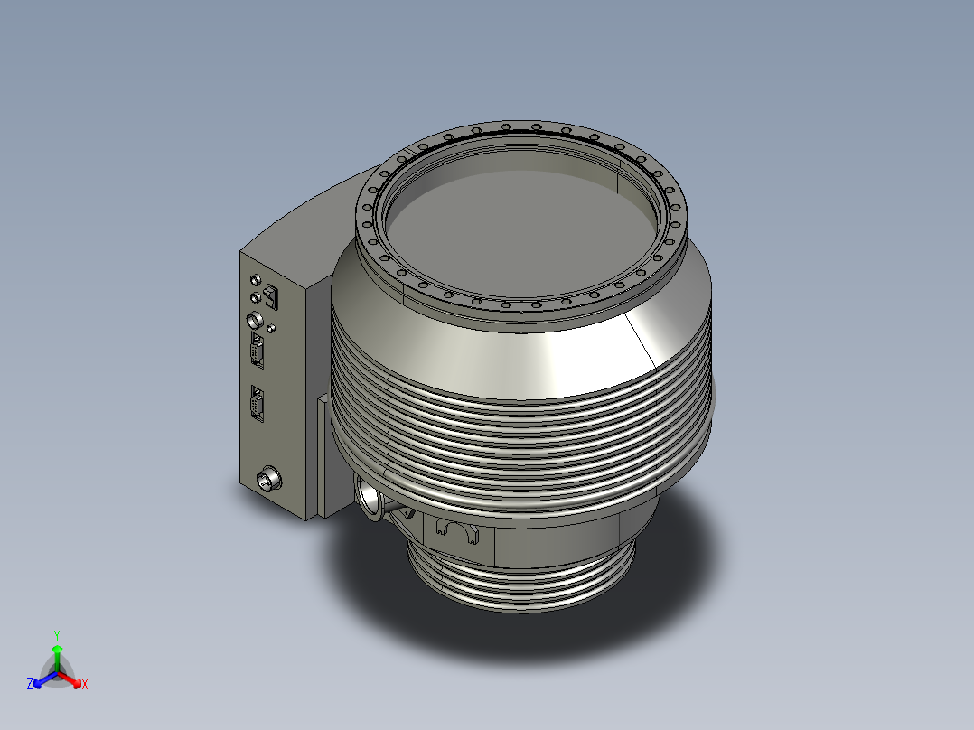 莱宝 分子泵 TURBOVAC MAG W 2200 iP 参考模型MF50主视图