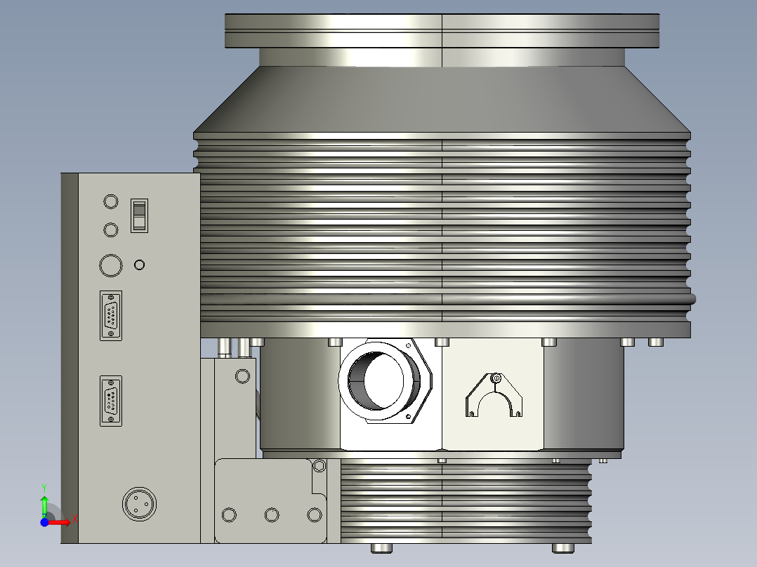 莱宝 分子泵 TURBOVAC MAG W 2200 iP 参考模型MF50前视图