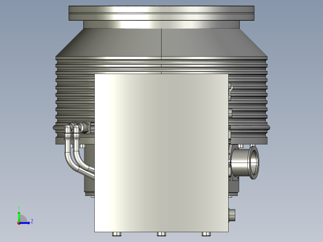 莱宝 分子泵 TURBOVAC MAG W 2200 iP 参考模型MF50左视图