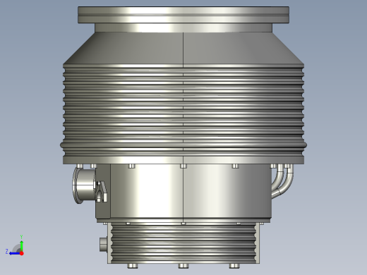 莱宝 分子泵 TURBOVAC MAG W 2200 iP 参考模型MF50右视缩略图