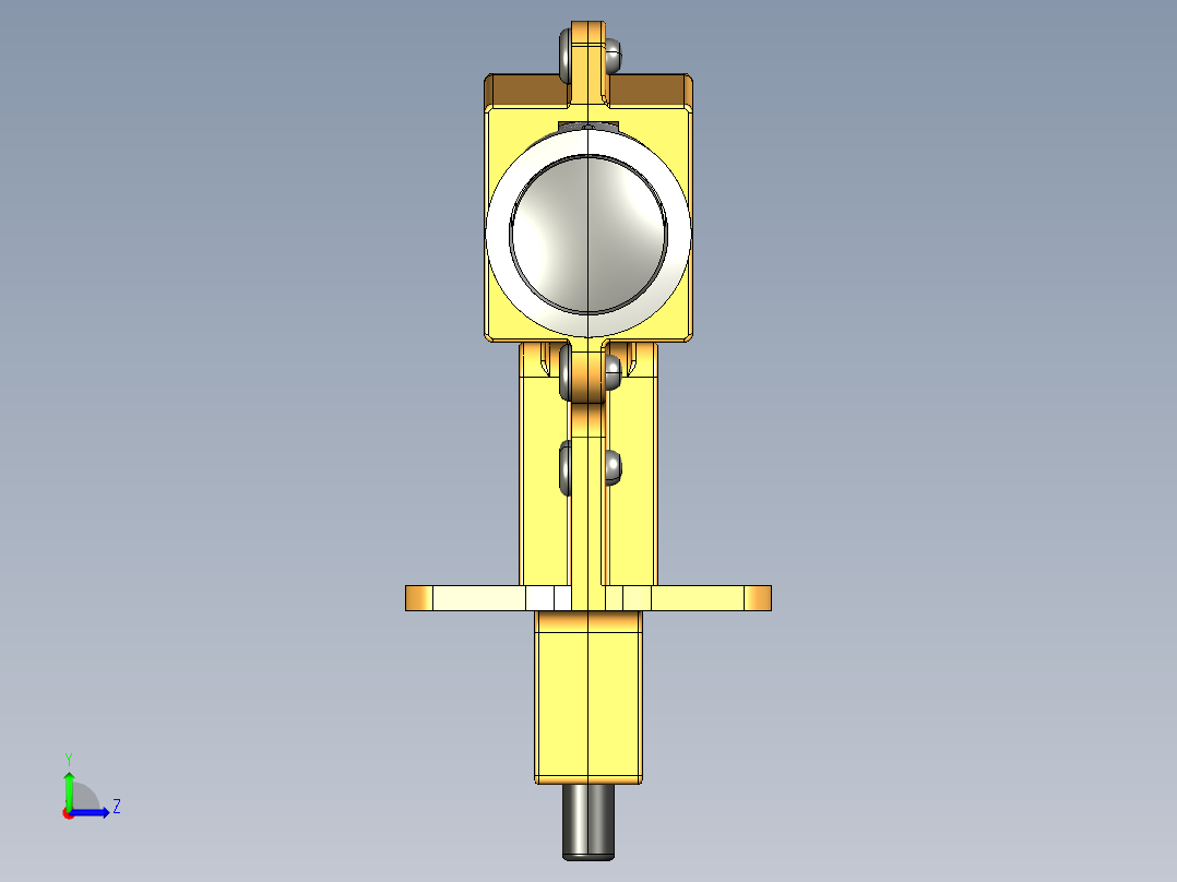电烤箱用安全锁左视图