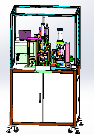 水泵上盖压垫片自动打螺丝一体机