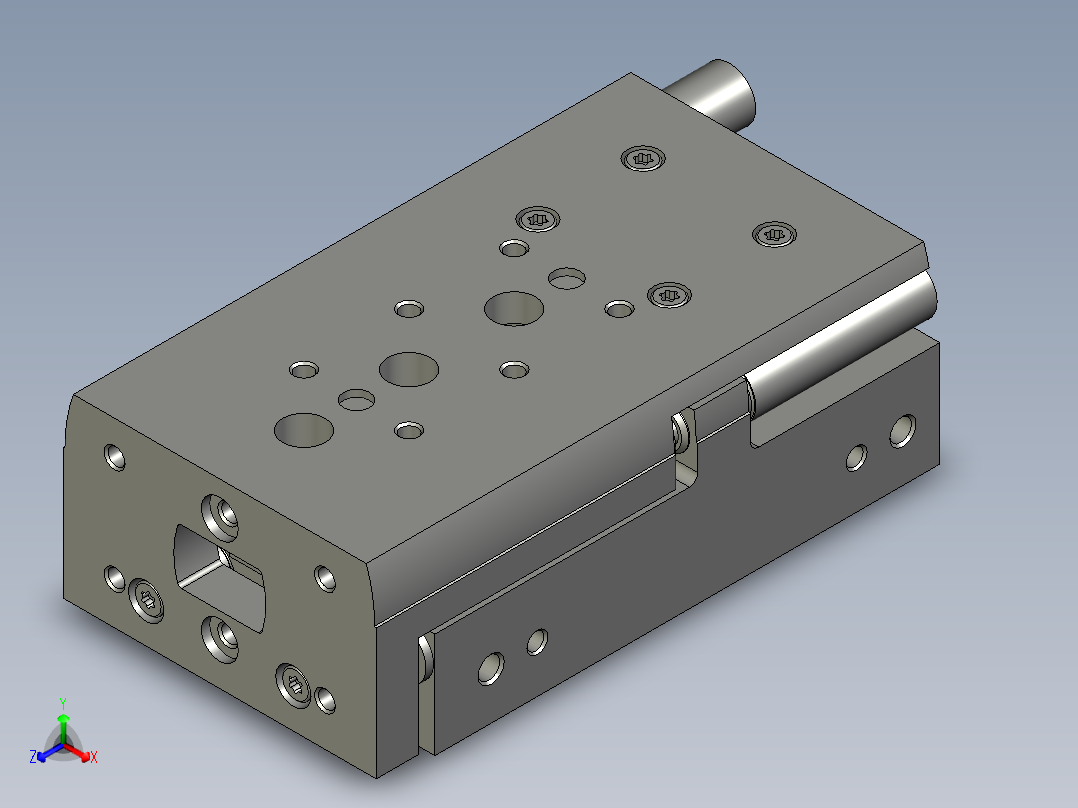 气动滑台DGST-12-50-PAFESTO-1111主视图